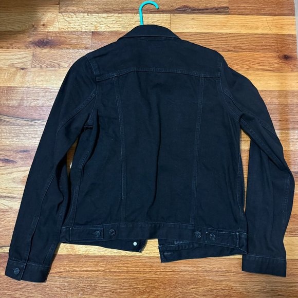 GAP - Black Denim Jacket (NEW) w/ 6 Pockets - Picture 6 of 6